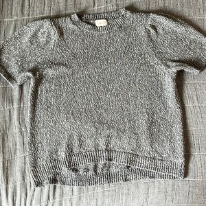 Universal Thread Heather Gray Short Sleeve Sweater
